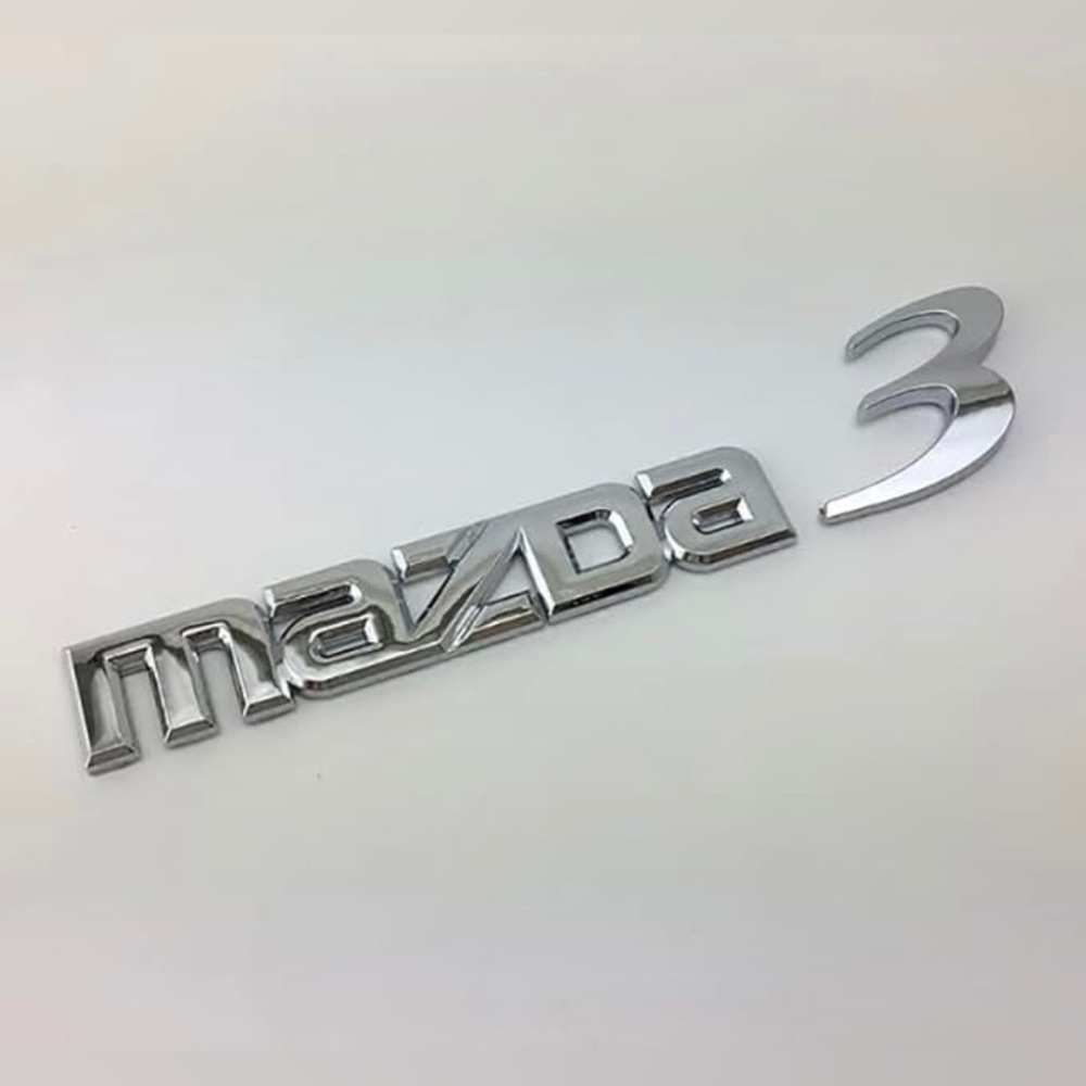 Car Emblems for Mazda 3, Badge Logo Front Grille Trunk Emblem Logo Sticker Decal